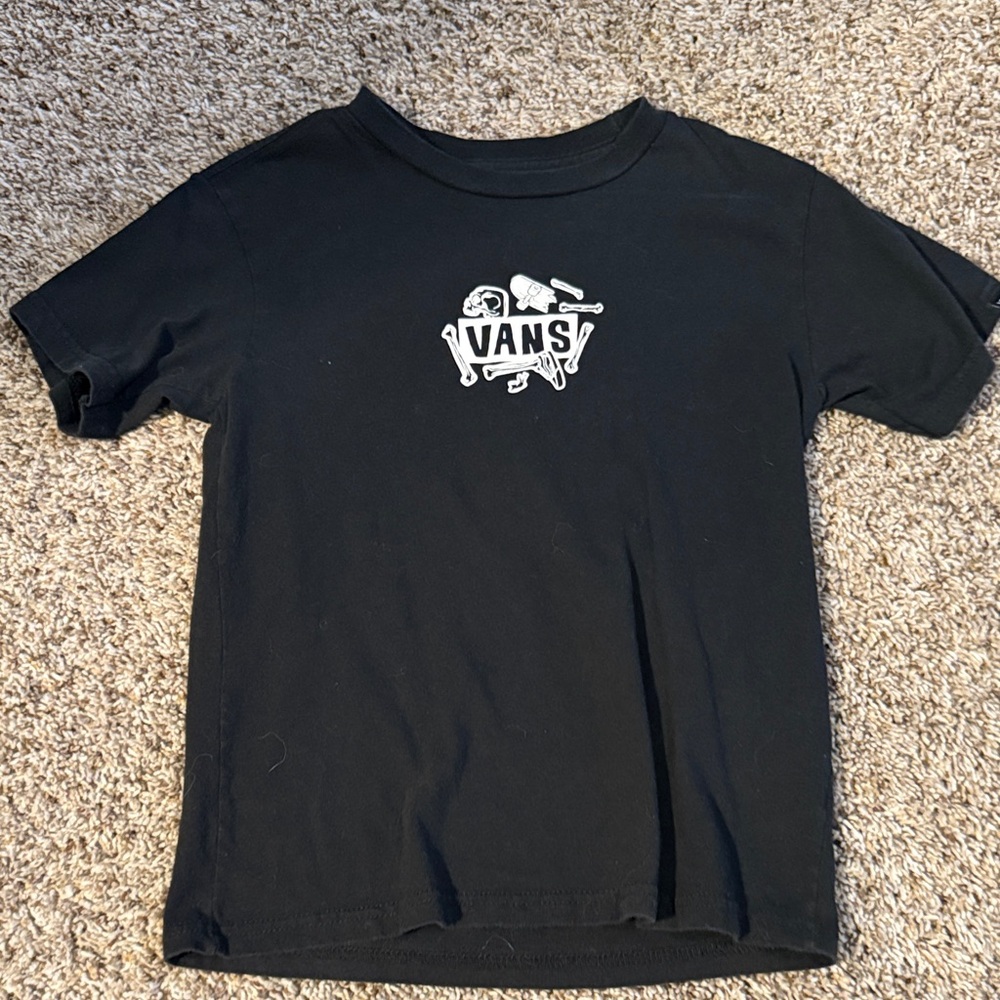 Vans Kids Graphic Black Tee